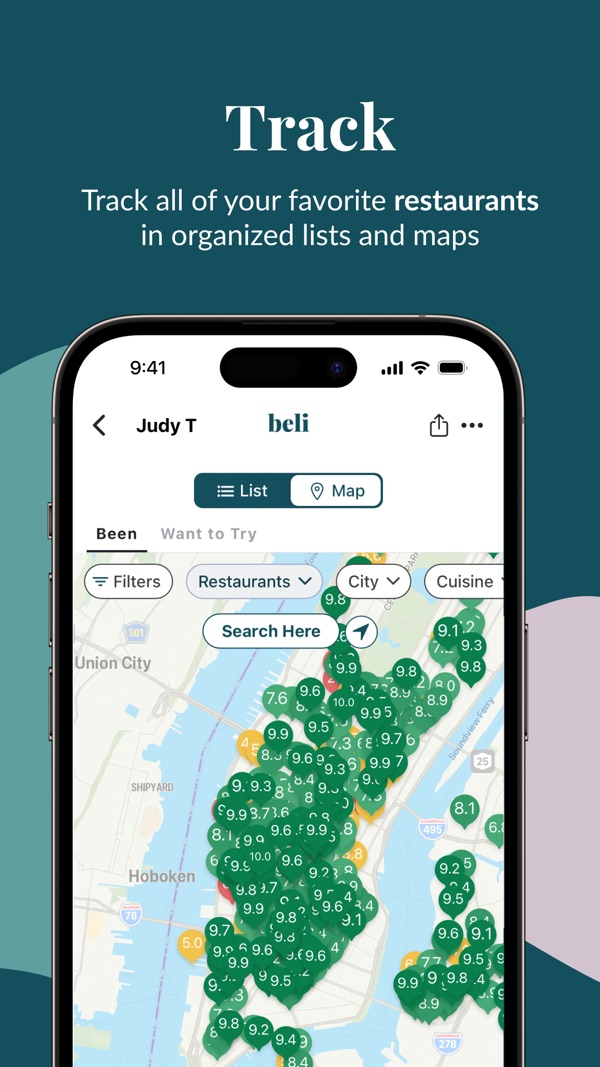 Beli, mapa